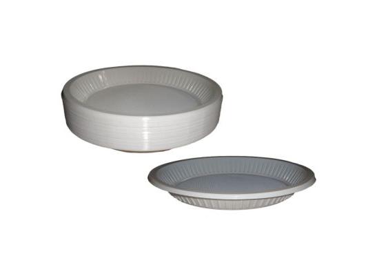 Plastic Plates 18cm Pack Of 50